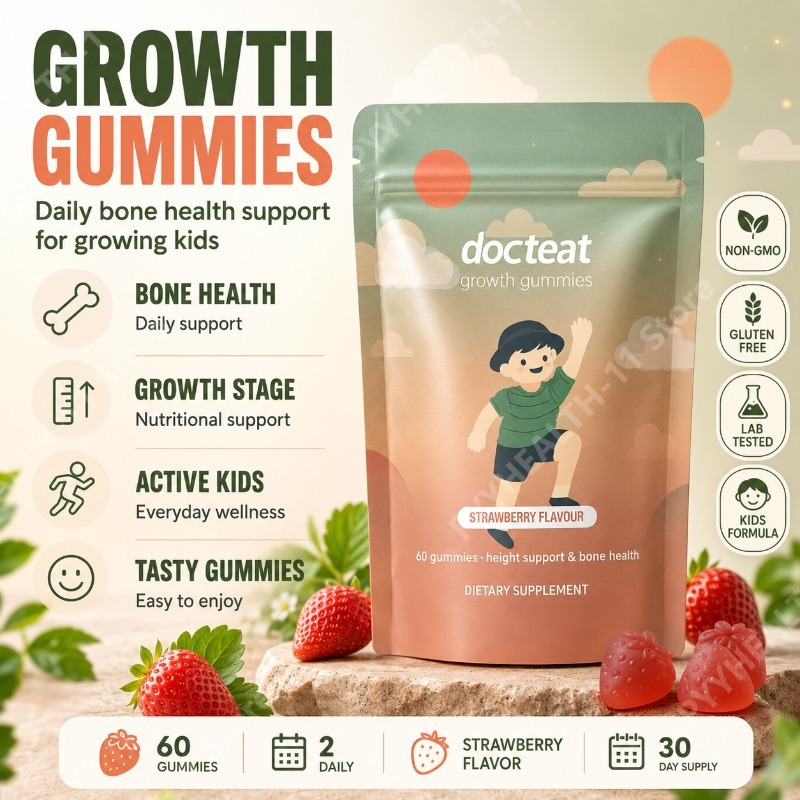 Health Wellness Gummies - Gommose di Calcio per Bambini con