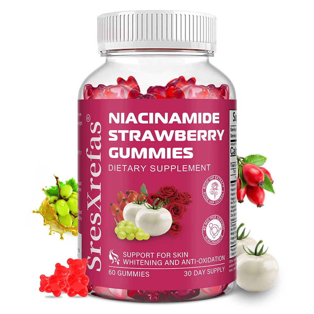 Health Wellness Gummies - Caramelle gommose alla niacinamide (vitamina B3),