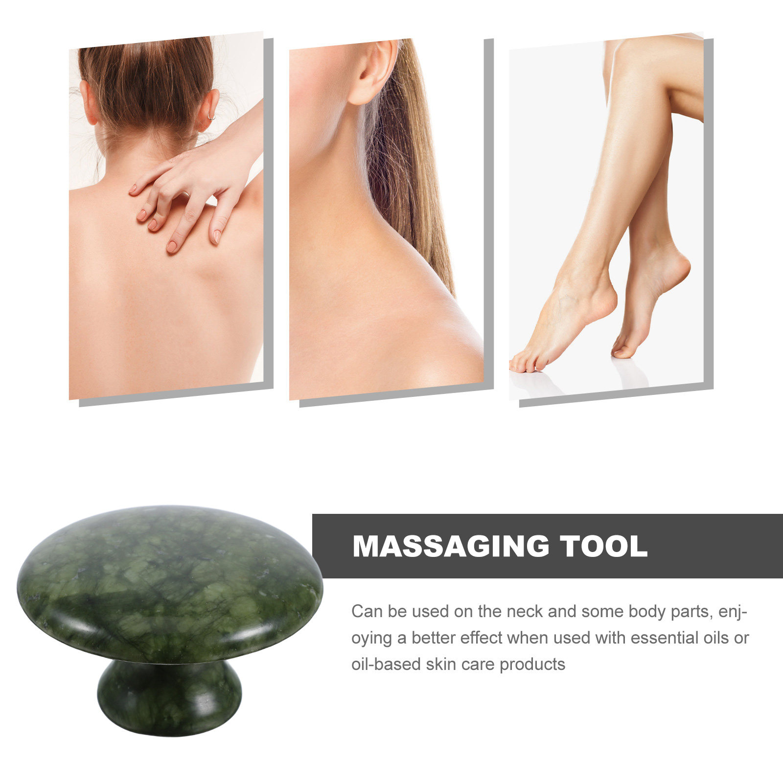Pietra Massaggiante a Forma di - Jade Gua Sha Tool recensione e prezzo