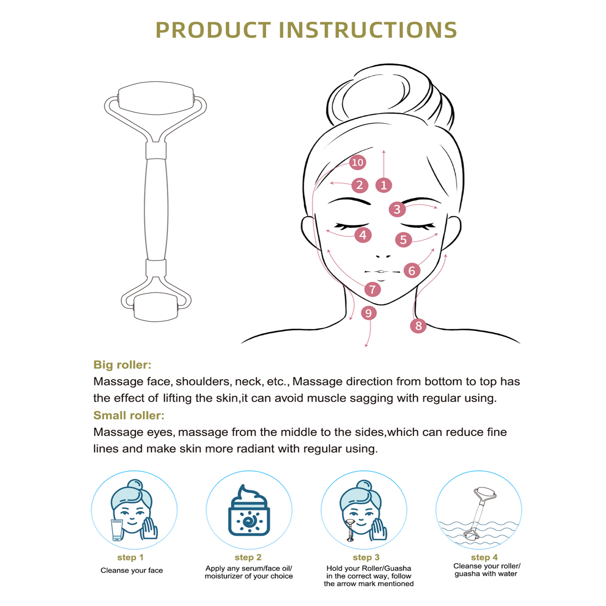 Massaggiatore a rulli di giada - Jade Gua Sha Tool recensione e prezzo