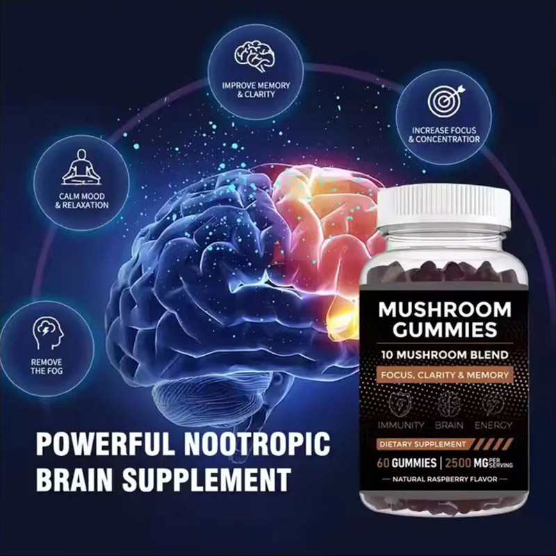Caramelle Gommose ai Funghi: S - Health Wellness Gummies recensione e prezzo